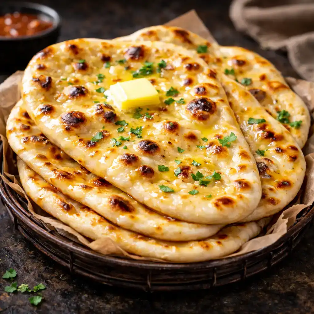 Butter Naan at Hashtag India